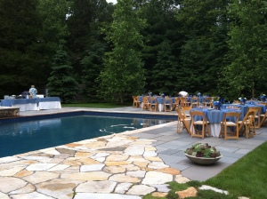 Guest Tables around the pool
